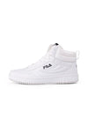 Weiße Mid-Cut-Sneaker mit perforiertem Obermaterial FILA REGA NF MID