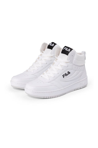 Weiße Mid-Cut-Sneaker mit perforiertem Obermaterial FILA REGA NF MID