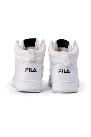 Weiße Mid-Cut-Sneaker mit perforiertem Obermaterial FILA REGA NF MID