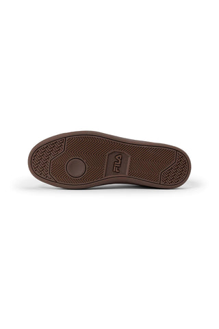 Weiße und schwarze Sneakers mit kontrastierender Sohle FILA COURTBAY