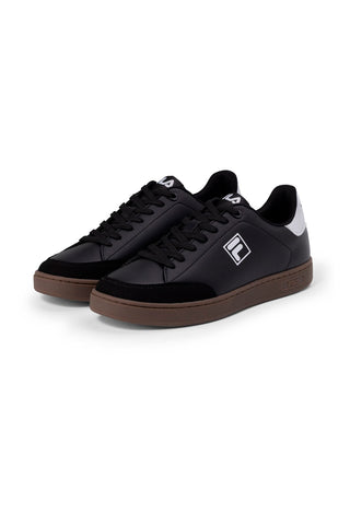 Schwarze Sneakers mit kontrastierender Sohle FILA COURTBAY