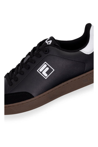 Schwarze Sneakers mit kontrastierender Sohle FILA COURTBAY