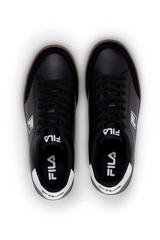 Schwarze Sneakers mit kontrastierender Sohle FILA COURTBAY