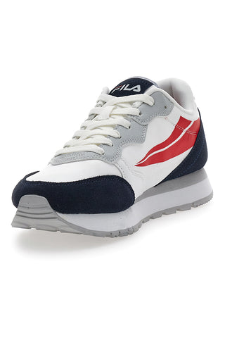 Weiße und blaue Fila Hypert Sneakers