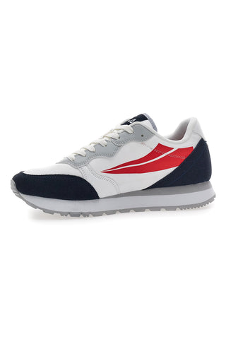 Weiße und blaue Fila Hypert Sneakers