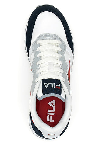 Weiße und blaue Fila Hypert Sneakers