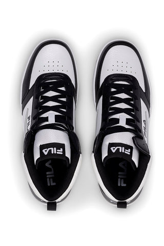Weiße und schwarze Sneakers Fila Rega NF Mid 