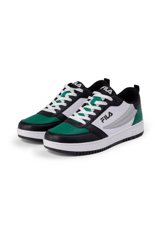 Weiße, schwarze und grüne Sneakers FILA Rega Nf