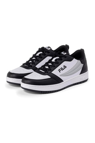 Weiße und schwarze Sneakers mit Schnürsenkeln Fila Raga Nf