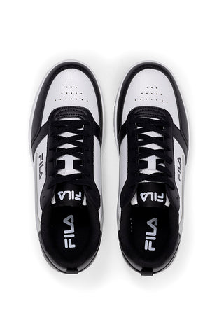 Weiße und schwarze Sneakers mit Schnürsenkeln Fila Raga Nf