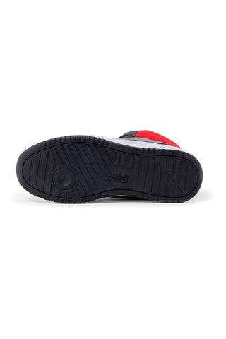 Sneakers Mid-Cut Nere e Rosse con Lacci FILA REGA NF MID TEENS