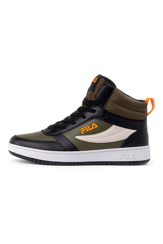 Olivgrüne Mid-Cut-Sneaker mit Schnürsenkeln FILA REGA NF MID TEENS