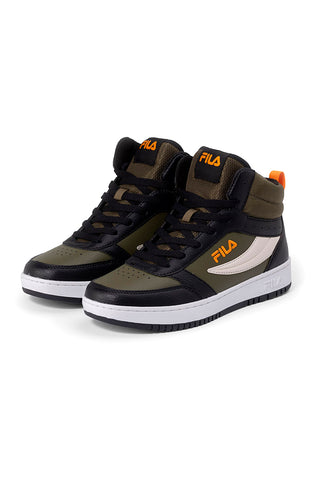 Olivgrüne Mid-Cut-Sneaker mit Schnürsenkeln FILA REGA NF MID TEENS