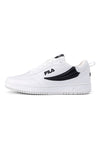 Weiße Sneakers mit schwarzem seitlichem Logo FILA REGA NF TEENS
