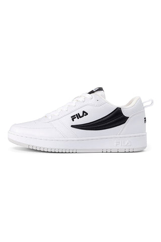 Weiße Sneakers mit schwarzem seitlichem Logo FILA REGA NF TEENS