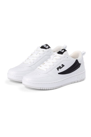 Weiße Sneakers mit schwarzem seitlichem Logo FILA REGA NF TEENS