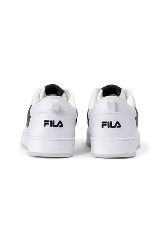 Weiße Sneakers mit schwarzem seitlichem Logo FILA REGA NF TEENS
