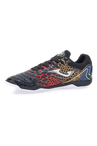 Schwarze Hallenfußballschuhe mit weißer Sohle JOMA MAXIMA 2431