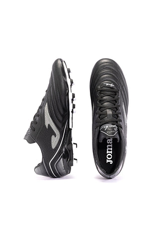 JOMA AGUILA 2401 schwarze Fußballschuhe für festen Untergrund