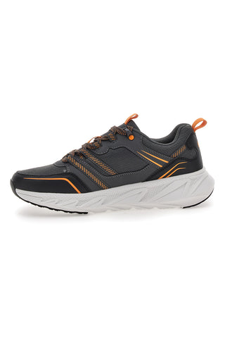 Scarpe da fitness Grigie e Arancio Champion Warrior Low Cut Shoe
