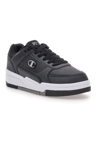 Schwarz-weiße Sneaker „Champion Rebound Heritage Low“.