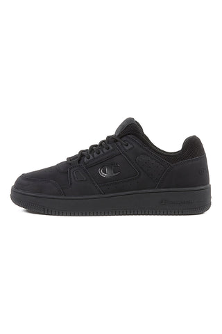 Schwarze Champion rd18 Low-Cord-Sneaker
