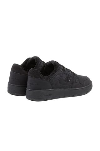 Schwarze Champion rd18 Low-Cord-Sneaker