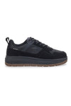 Champion rd18 Low Utility-Sneaker in Schwarz mit wasserdichten Schnürsenkeln