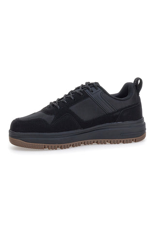 Champion rd18 Low Utility-Sneaker in Schwarz mit wasserdichten Schnürsenkeln