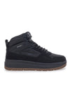 Schwarze Champion RD18 Mid Utility WP-Sneaker mit wasserdichten Schnürsenkeln