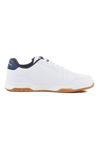 Weiße und blaue CHAMPION TENNIS CLAY 86 LOW-Sneaker