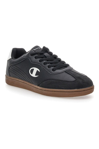 Schwarze Champion-Sneaker aus Prestige-Mix-Material