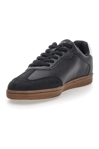 Schwarze Champion-Sneaker aus Prestige-Mix-Material