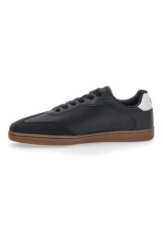 Schwarze Champion-Sneaker aus Prestige-Mix-Material
