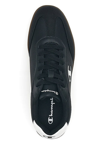 Schwarze Champion-Sneaker aus Prestige-Mix-Material