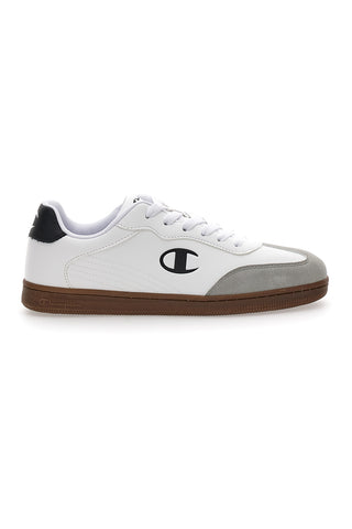 Champion Prestige Mix Material Weiße Turnschuhe
