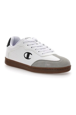 Champion Prestige Mix Material Weiße Turnschuhe