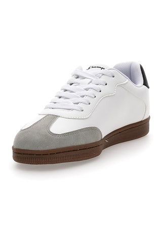 Champion Prestige Mix Material Weiße Turnschuhe