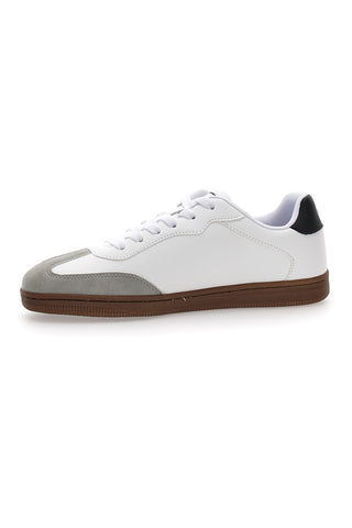 Champion Prestige Mix Material Weiße Turnschuhe