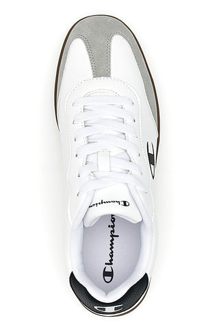 Champion Prestige Mix Material Weiße Turnschuhe