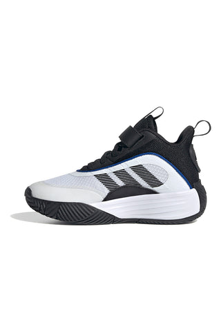Adidas Ownthegame 3.0 K Schwarz-Weiß-Basketballschuhe