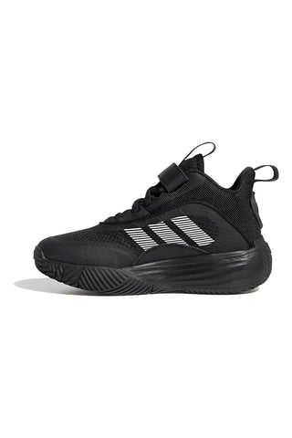 Schwarze Turnschuhe mit Klettverschluss Adidas ownthegame 3.0 k