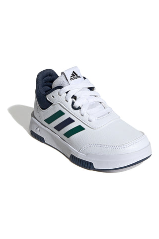 Weiße und blaue Adidas Tensaur Sport 2.0 K-Sneaker