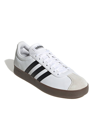 Sneakers bianche con bande nere Adidas VL COUNRT BASE