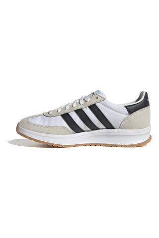 Sneakers bianche e nere con tomaia in pelle ADIDAS RUN 70s 2.0