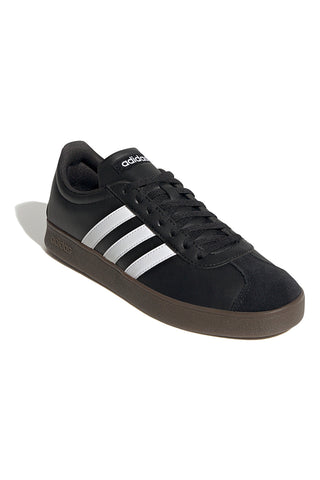 Sneakers Nere con Bande Bianche Adidas VL Court Base