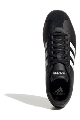 Sneakers Nere con Bande Bianche Adidas VL Court Base