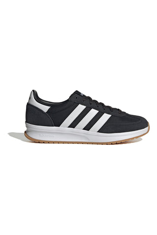 Schwarze Adidas Run 70s 2.0-Sneaker mit weißer Sohle und Seitenbändern