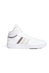 Sneakers mid-cut bianche con lacci Adidas HOOPS 3.0 MID
