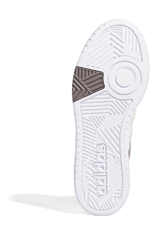 Sneakers mid-cut weiße mit Schnürsenkeln Adidas HOOPS 3.0 MID